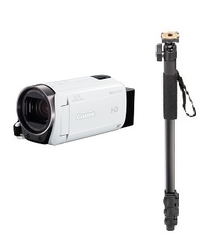 フルハイビジョンSDビデオカメラ Canon ivis HF R700 & 一脚セット