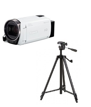 フルハイビジョンSDビデオカメラ Canon ivis HF R700 & 三脚セット