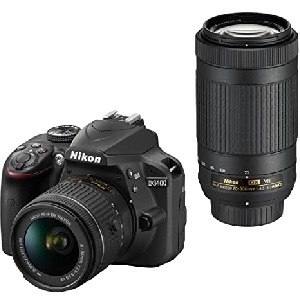 デジタル一眼レフカメラ Nikon D3400 ダブルズームキット|福岡のレンタルショップならレンタル福岡へ